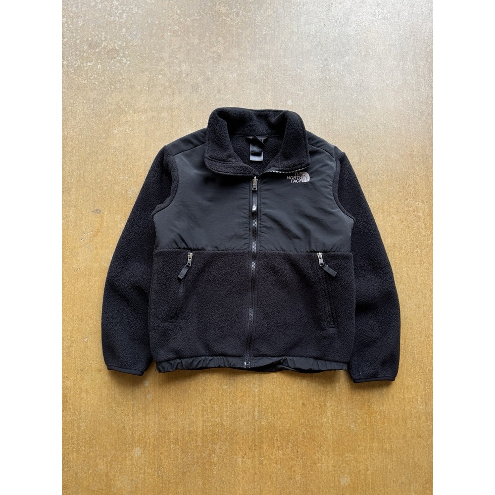 The North Face Black Denali Zip Up Fleece Outdoors Jacket Kids 10-12 Years